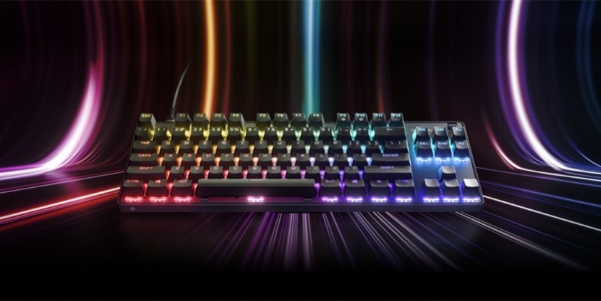SteelSeries Apex 9 TKL OptiPoint Optical Gaming Klavye – görsel 2