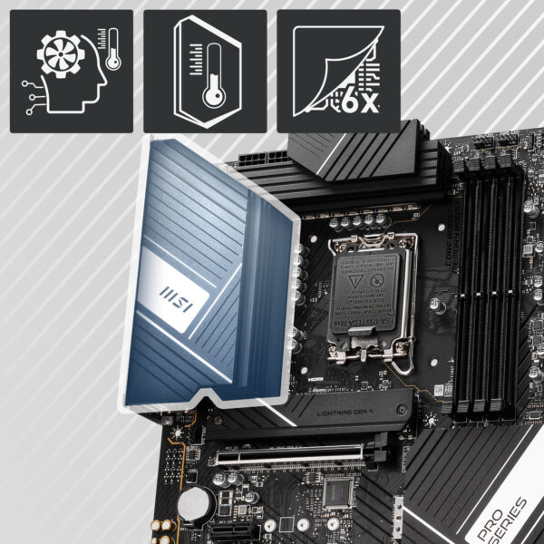 Msi Pro Z790-A WiFi Anakart – 16 Duet Rail Güç Sistemi - 80A Akıllı Güç
