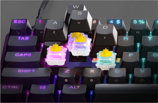 SteelSeries Apex 9 Mini OptiPoint Optical Gaming Klavye – 2 noktalı Çalıştırma