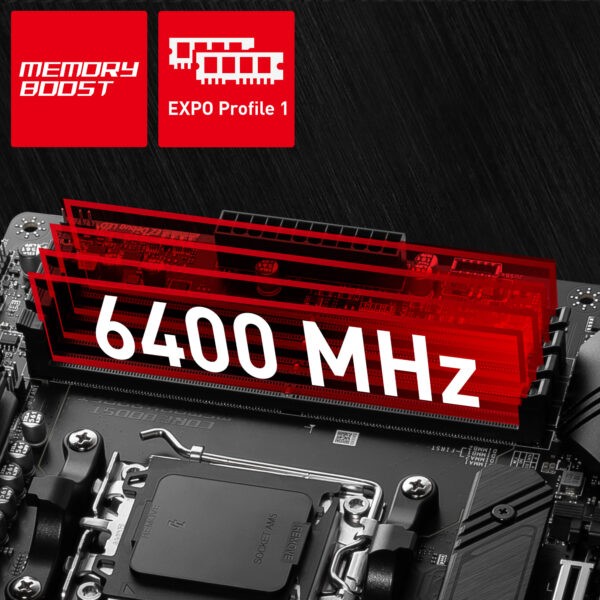 Msi Mag B650M Mortar WiFi Anakart – 2 x GÜÇLENDİRİLEN PCI-E 4.0 X16