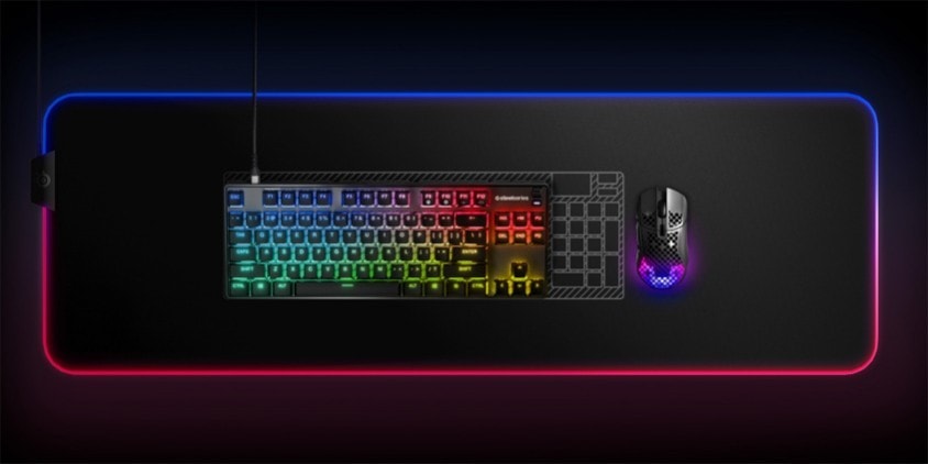 SteelSeries Apex 9 TKL OptiPoint Optical Gaming Klavye – Değiştirilebilir Anahtarlar
