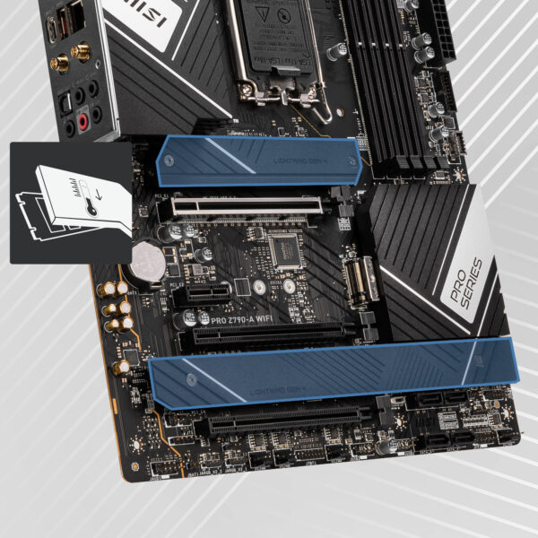 Msi Pro Z790-A WiFi Anakart – Lightning Gen4 M.2 Konnektörleri