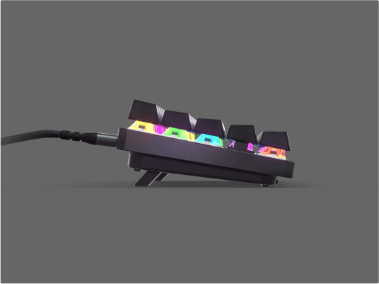 SteelSeries Apex 9 Mini OptiPoint Optical Gaming Klavye – Çıkarılabilir USB Type-C Örgülü Kablo