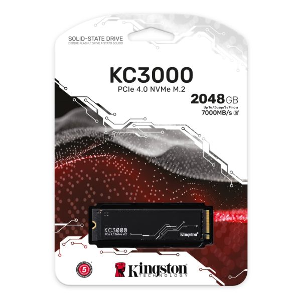 Kingston 2tb Kc3000 Skc3000d 2048g Nvme M 2 Ssd 7000mb Okuma 3900mb Yazma 2