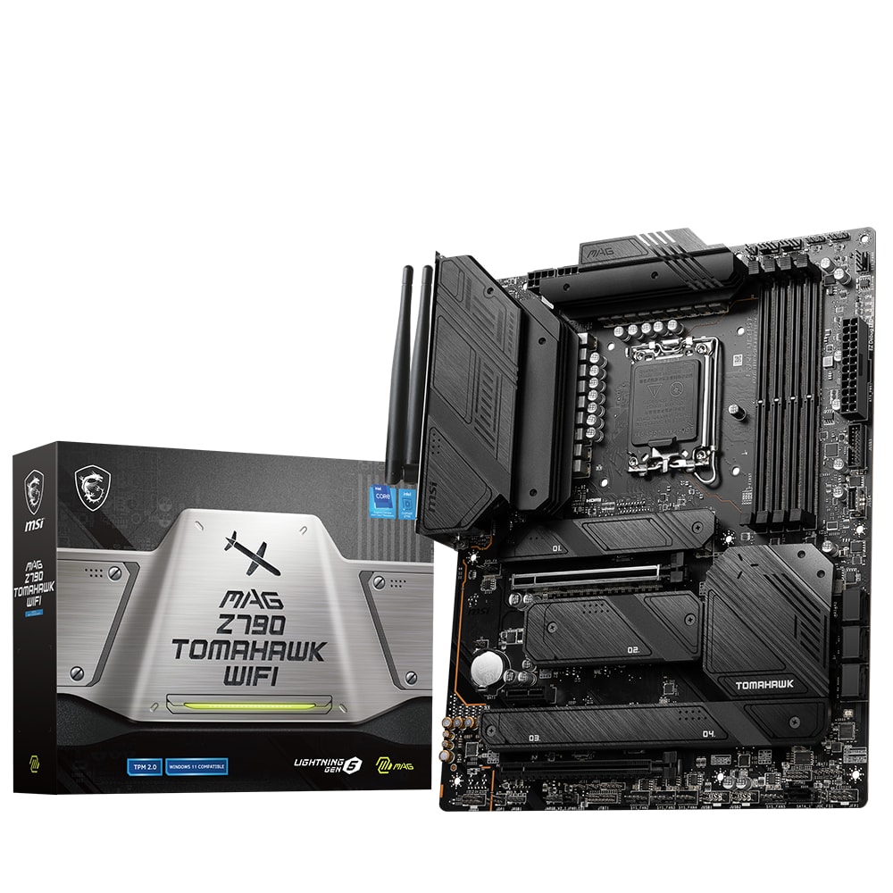 Msi Mag Z790 Tomahawk Wifi Ddr5 Soket 1700 M 2 Hdmi Dp Atx Anakart 0000 Msi Mag Z790 Tomahawk Wifi Box