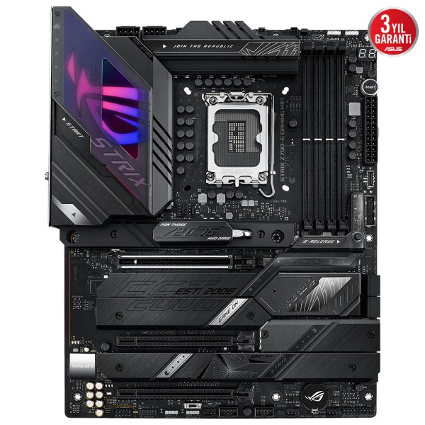 Asus Rog Strix Z790 E Gaming Wifi 7800mhzoc Ddr5 Soket 1700 M 2 Hdmi Dp Atx Anakart 1