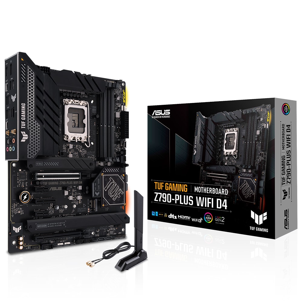 Asus Tuf Gaming Z790 Plus Wifi D4 5333mhzoc Ddr4 Soket 1700 M 2 Hdmi Dp Atx Anakart