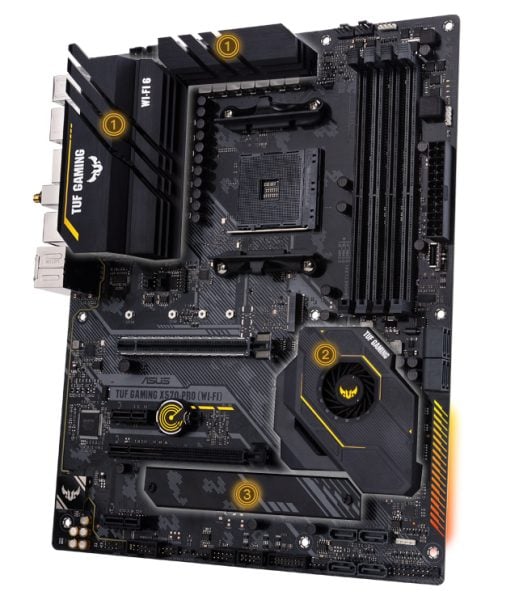 ASUS TUF GAMING X570-PRO WIFI 5100MHz(OC) Anakart – görsel 4