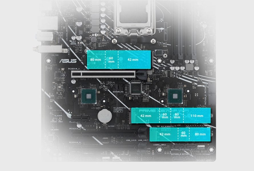 PRIME X670-P WIFI ASUS Prime X670-P WiFi Anakart a8