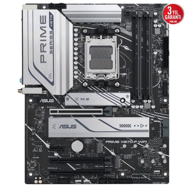 Asus Prime X670 P Wifi 6400mhzoc Ddr5 Soket Am5 M 2 Hdmi Dp Atx Anakart 90mb1bv0 M0eay0 1