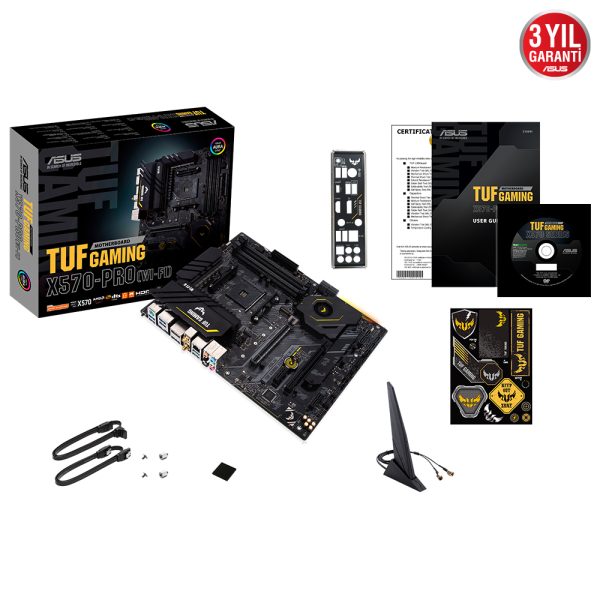 Asus Tuf Gaming X570 Pro Wifi 5100mhzoc Ddr4 Soket Am4 M 2 Pcie 4 0 Hdmi Atx Anakart 7