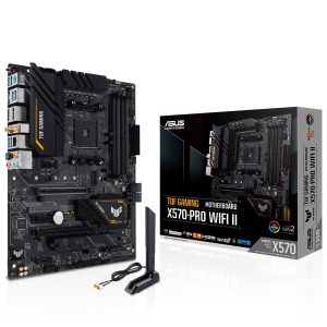 Asus Tuf Gaming X570 Pro Wifi Ii 5100mhzoc Ddr4 Soket Am4 M 2 Hdmi Dp Atx Anakart
