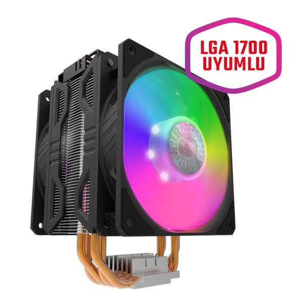 Cooler Master Hyper 212 Led Turbo Argb 120mm Hava Sogutucu Lga1700 Kit Hediyeli 1