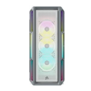 Corsair Icue 5000t Tempered Glass Rgb Beyaz Usb 3 1 Atx Mid Tower Kasa 1