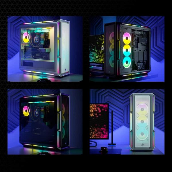 Corsair iCUE 5000T Tempered Glass RGB – ÇARPICI STİL. MÜKEMMEL AYDINLATMA.