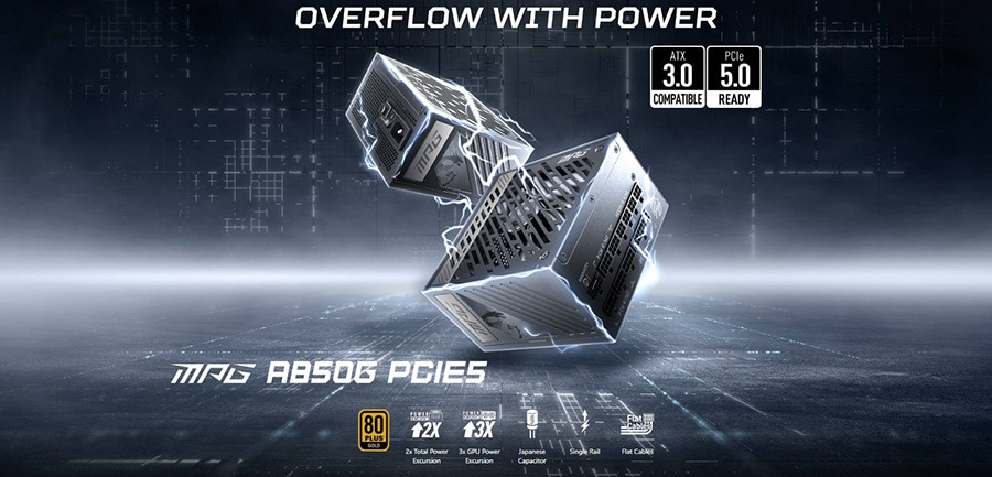 MSI MPG A850G PSU a2