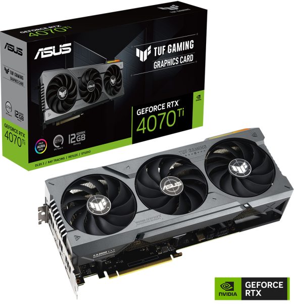 ASUS TUF Gaming GeForce RTX 4070 Ti 12GB GDDR6X ASUS TUF Gaming GeForce RTX 4070 Ti 12GB GDDR6X
