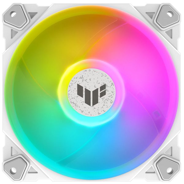TUF Gaming TF120 ARGB WHITE EDITION Fan - ARGB Kontrollü Üçlü Fan Kiti ASUS TUF Gaming TF120 Beyaz ARGB Kasa Fanı a5
