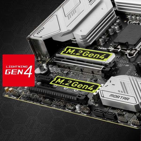 MSI MAG B760M MORTAR WIFI 7000MHz(OC) Anakart – GÜÇLENDİRİLMİŞ PCI-e 5.0 x16