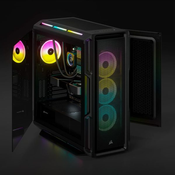 Corsair iCUE 5000T Tempered Glass RGB – ÇIKARILABİLİR HAVA AKIŞ PANELLERİ