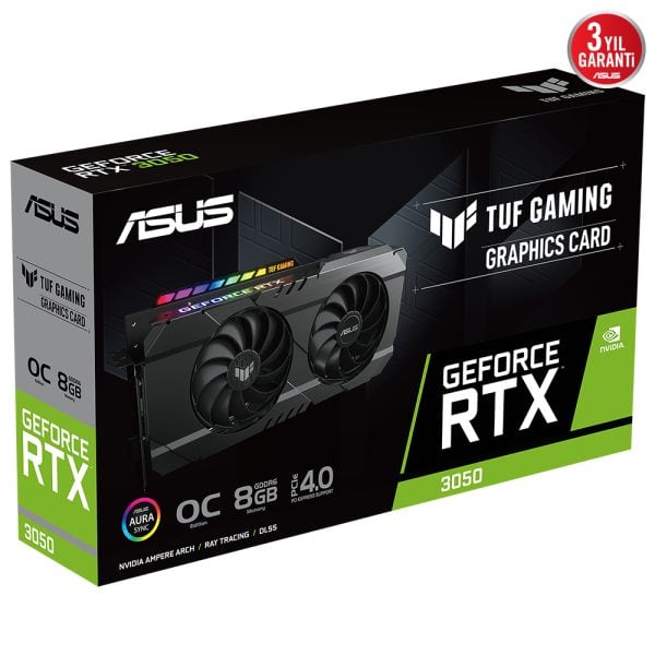 Asuf Tuf Gaming Geforce Rtx 3050 Oc 8gb Gddr6 128 Bit Ekran Karti 11