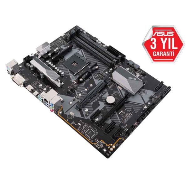 Asus Prime B450 Plus 4400mhz Oc Ddr4 Soket Am4 M 2 Hdmi Dvi Atx Anakart Y4