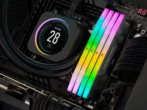 Corsair Vengeance 32gb 2x16gb 5600 Mhz Rgb Cl40 Intel Xmp 3 0 Ddr5 Ram Cmh32gx5m2b5600c40k H2