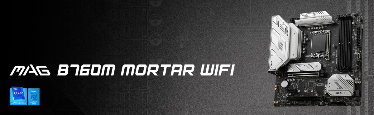 MSI MAG B760M MORTAR WIFI 7000MHz(OC) Anakart – görsel 1