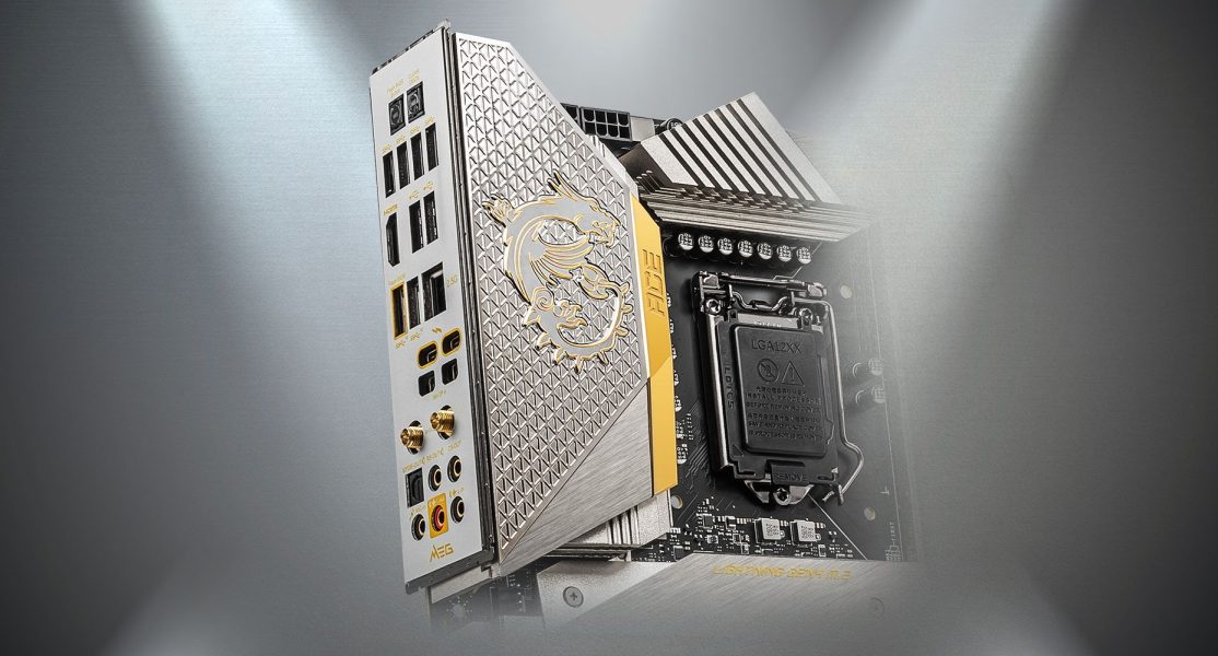 MSI MEG Z590 ACE GOLD EDITION PRE-INSTALLED IO SHIELD