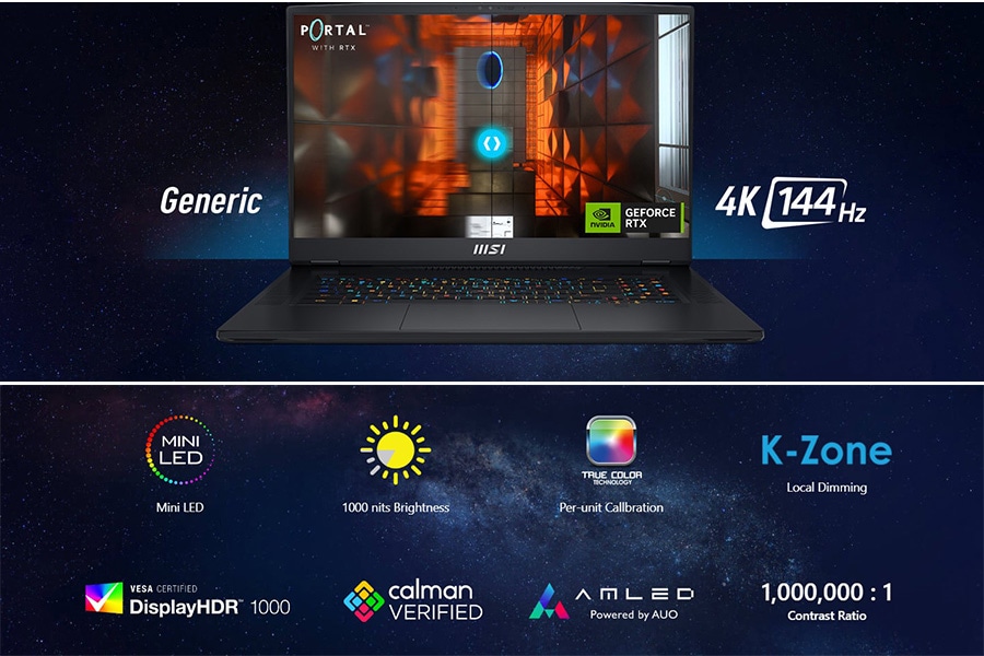 MSI TITAN GT77HX 13VI-069TR Gaming Laptop – Mini LED 4K 144Hz Ekran