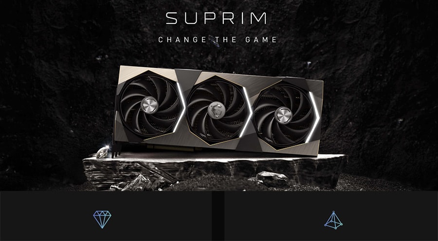 MSI GeForce RTX 4090 SUPRIM X Ekran Kartı – Oyuncular ve İçerik Üretenlere Nihai Platform - GeForce RTX 40 serisi ile