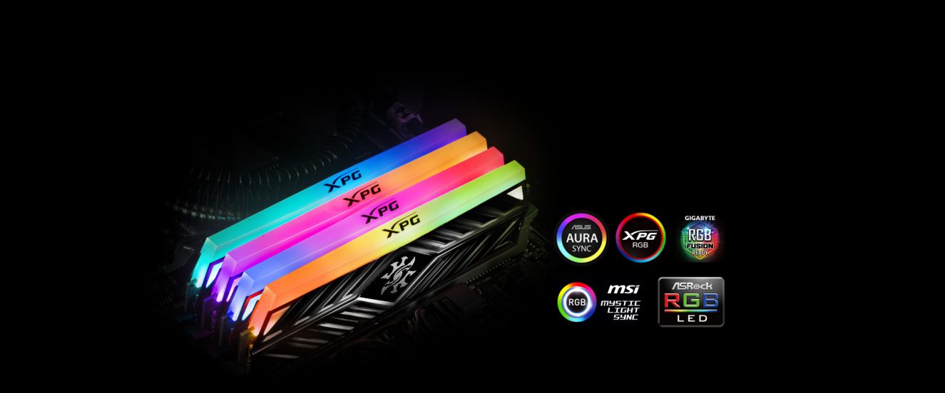 XPG Spectrix D41 TUF RGB 8GB (1x8GB) DDR4 3200 MHz CL16 Ram – RGB aydınlatma ile ışıldayın