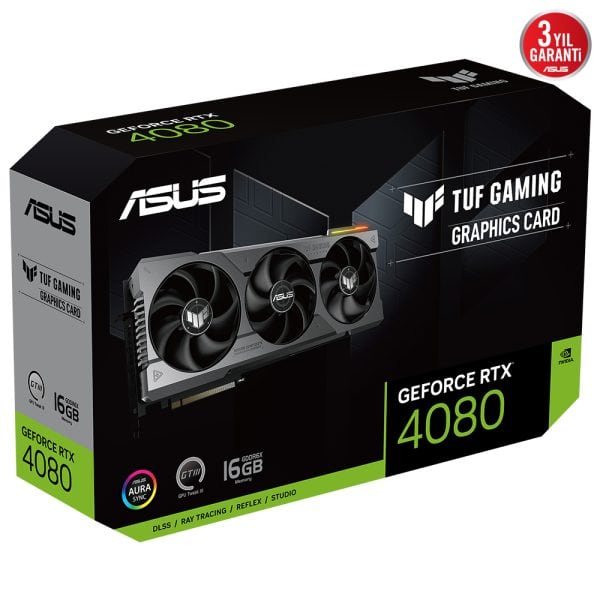Asus Tuf Gaming Geforce Rtx 4080 16gb Gddr6x 256 Bit Ekran Karti 14