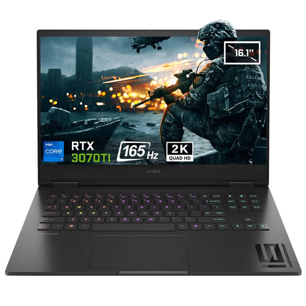 Hp Omen 16 K0008nt 7h8z5ea Intel Core I7 12700h 32gb 1tb Ssd Rtx 3070ti 16 1 Inc 165hz Qhd Freedos Gaming Laptop Yh1