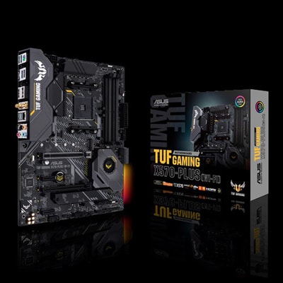 Asus Tuf Gaming X570-Plus (Wi-Fi) Anakart – PCIe 4.0, çift M.2, Wi-Fi, 14 Dr. MOS güç aşaması, HDMI, DP, SATA 6Gb/s, USB 3.2