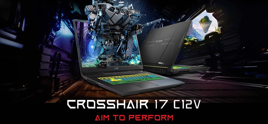 MSI CROSSHAIR 17 C12VF-245XTR Gaming Laptop – PERFORMANS ODAKLI