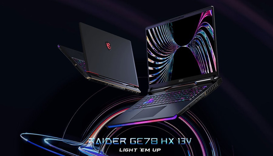 MSI Raider GE78HX 13VH-037TR Gaming Laptop – görsel 2