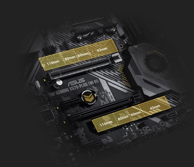 Asus Tuf Gaming X570-Plus (Wi-Fi) Anakart – Çift PCIe 4.0 M.2