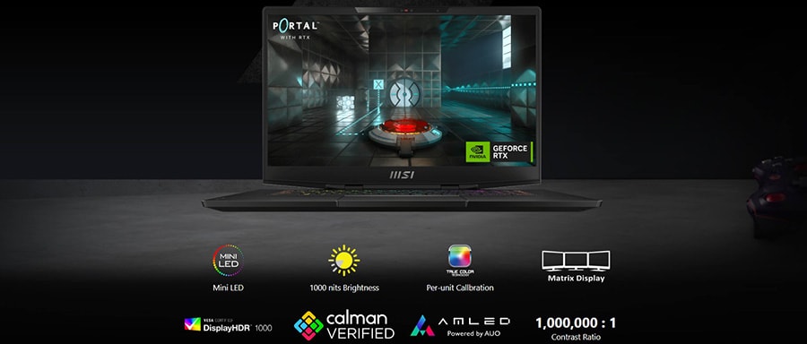 MSI STEALTH 17 STUDIO A13VH-025TR Gaming Laptop – MINI LED 4K 144HZ EKRAN