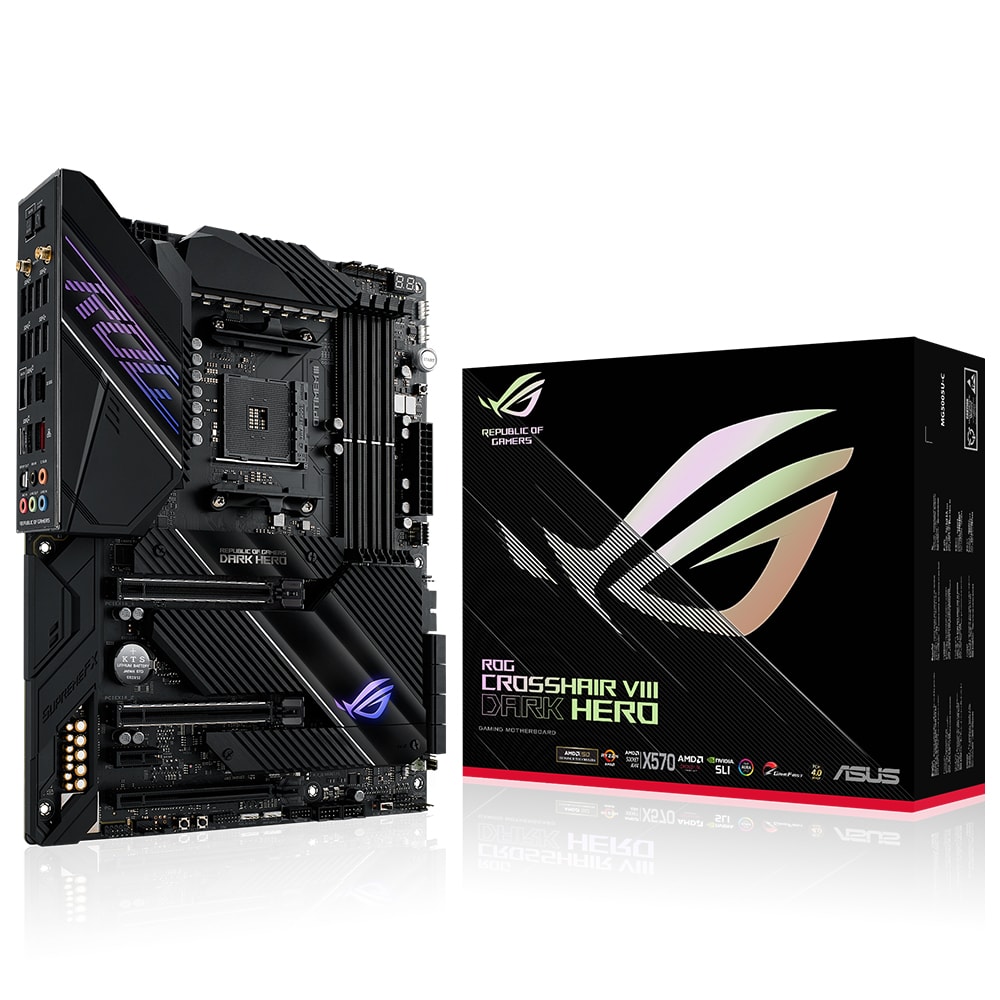 Asus Rog Crosshair Viii Dark Hero 4866 Oc Ddr4 Soket Am4 M 2 Atx Anakart