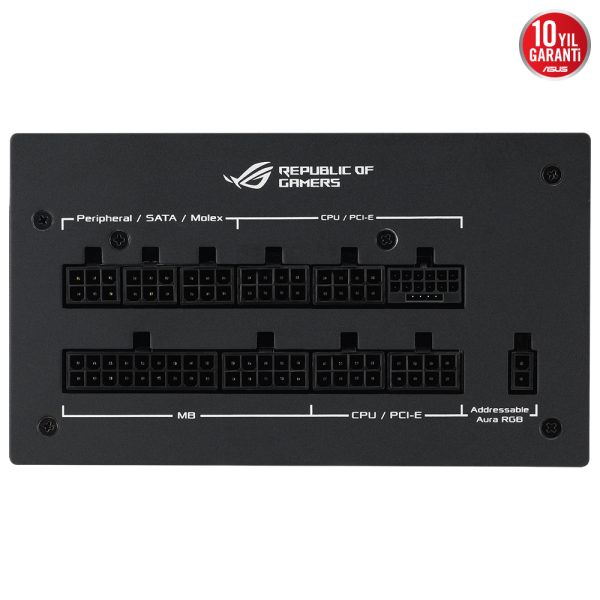 Asus Rog Strix 1000g Aura 1000w 80 Gold Argb Full Moduler Psu 90ye00p1 B0na00 5