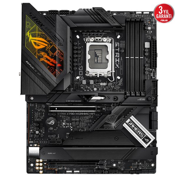 Asus Rog Strix Z790 H 7800mhz Oc Ddr5 Soket 1700 M 2 Hdmi Dp Atx Anakart 1