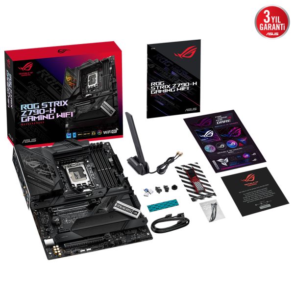 Asus Rog Strix Z790 H 7800mhz Oc Ddr5 Soket 1700 M 2 Hdmi Dp Atx Anakart 10
