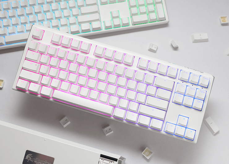 Ducky One 3 Tkl Red Switch Rgb Mekanik Turkce Beyaz Gaming Klavye 9