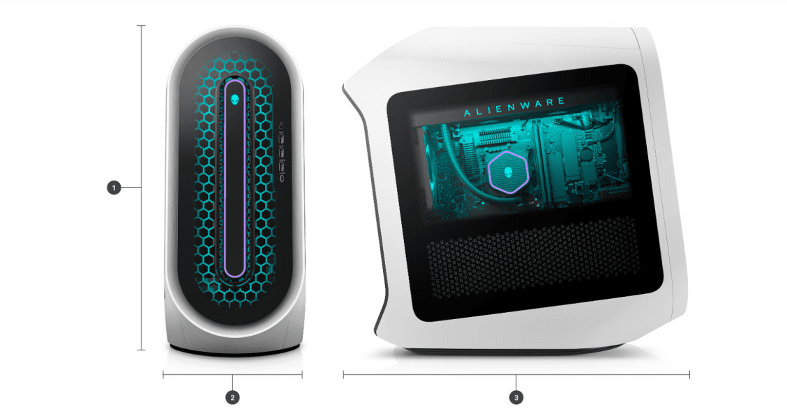 Dell Alienware Aurora R15 – ARKA PORTLAR