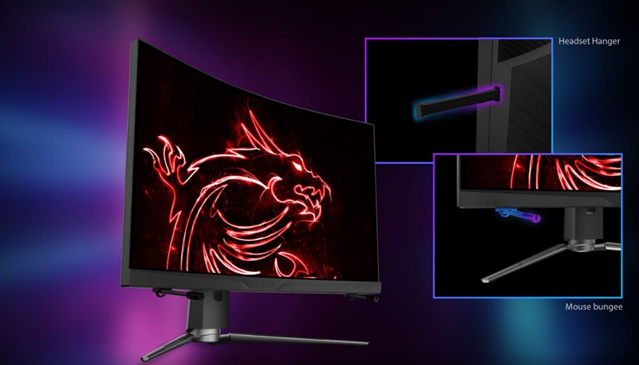 MSI MPG Artymis 323CQR 31.5 inç Gaming Monitör – OYUN DENEYİMİNİZİ ZENGİNLEŞTİRECEK AKSESUARLAR