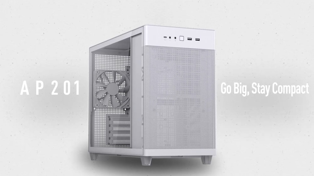 ASUS Prime AP201 Tempered Glass MicroATX Case Black Edition ASUS Prime AP201 Siyah Kasa a2