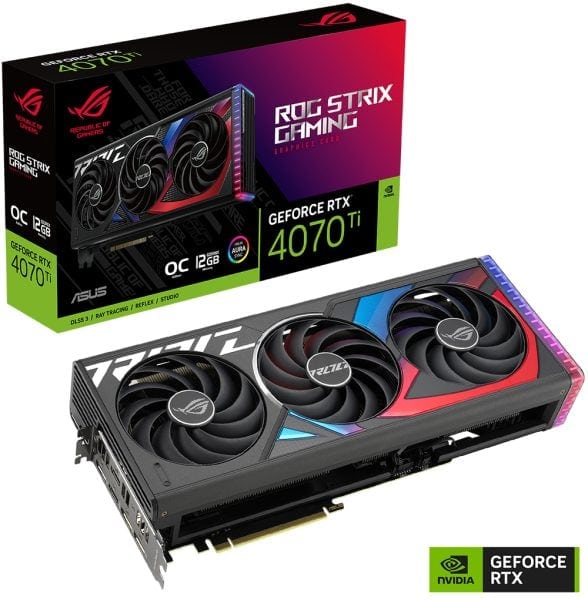 ROG Strix GeForce RTX 4070Ti 12GB GDDR6X OC Edition ROG Strix GeForce RTX 4070Ti 12GB GDDR6X OC Edition