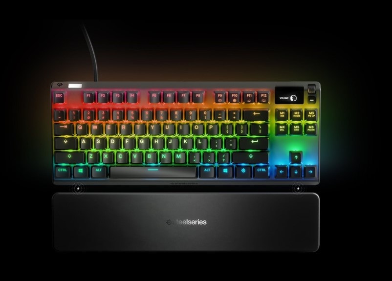 SteelSeries Apex 7 TKL Blue Switch Gaming Klavye – Uçak Sınıfı Aliminyum Alaşım