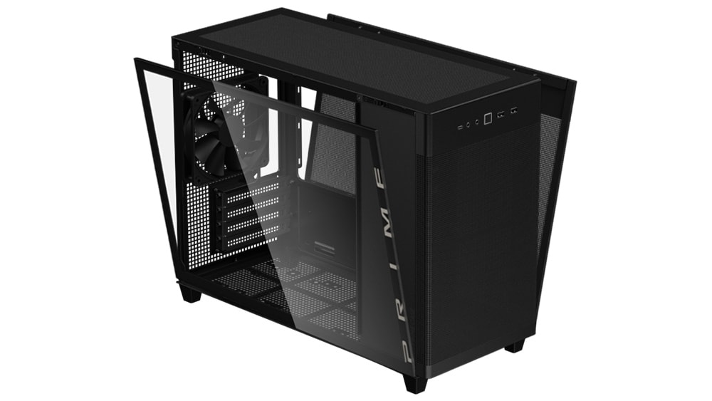 ASUS Prime AP201 Tempered Glass MicroATX Case White Edition ASUS Prime AP201 Beyaz Kasa a6
